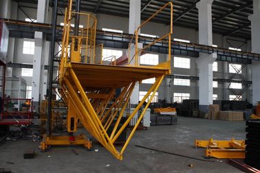 8m Length Mast Climbing Work Platforms 2000kgs , Motor Power 5.5kw